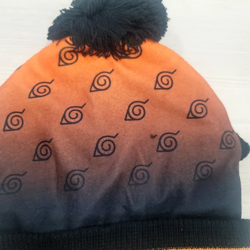 NEW NARUTO Set of 3 winter items 2 beanies and one pair of gloves yo
